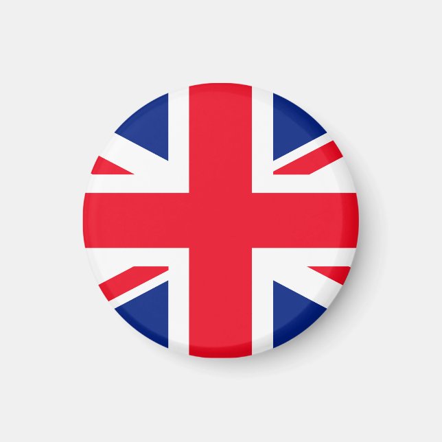 Imán Bandera Union Jack del Reino Unido (Frente)