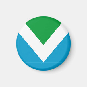 Imán Bandera vegana internacional