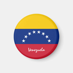 Imán Bandera venezolana y Venezuela - hinchas de viajes