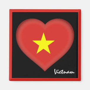 Imán Bandera vietnamita y viajes al corazón/deportes
