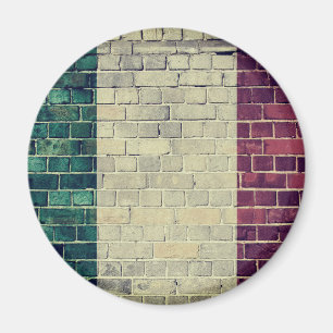 Imán Bandera vintage de Italia
