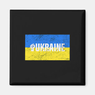 Imán Bandera vintage de Ucrania orgullo ucraniano 8