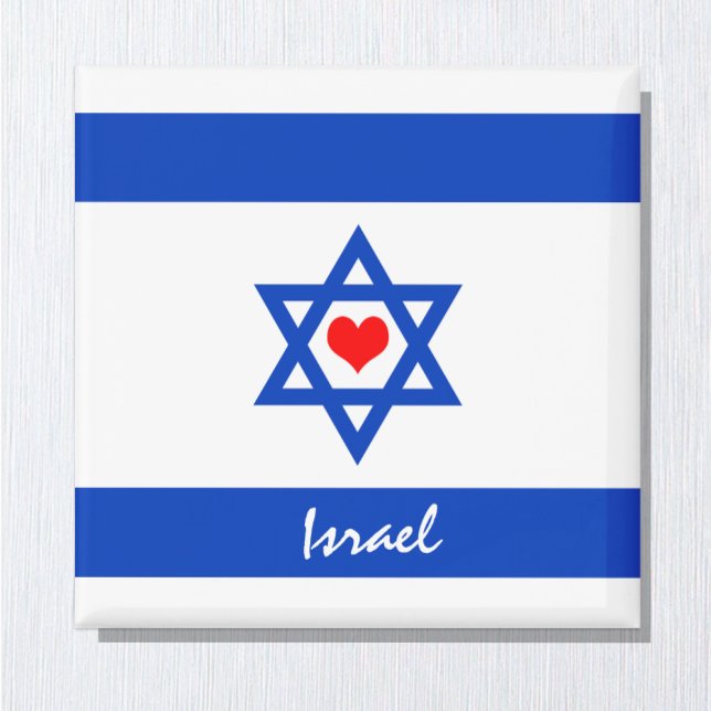 Imán Bandera y corazón israelíes - Hinchas de viaje/dep (Subido por el creador)