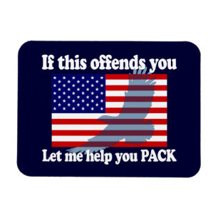 Imán Bandera y Eagle Patriot - Bandera de Estados Unido