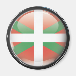 Imán Bandera y escudo de Euskadi