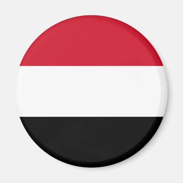 Imán Bandera yemení (Frente)