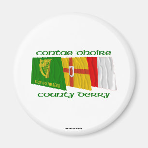 Imán Banderas de Derry del condado
