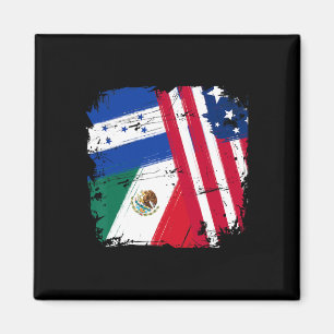 Imán Banderas de Estados Unidos México Honduras 