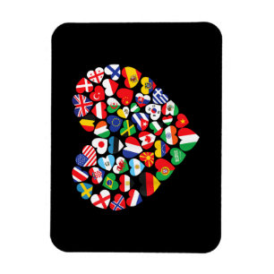 Imán Banderas de los países de la bandera internacional