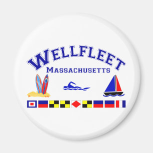 Imán Banderas de señal de las MAMÁES de Wellfleet
