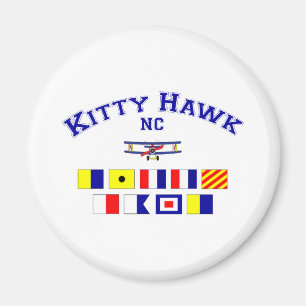 Imán Banderas de señal del NC Kitty Hawk
