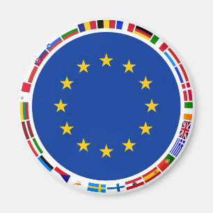 Imán Banderas de unión europea