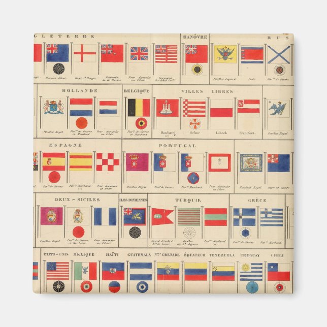 Imán Banderas, insignias (Frente)