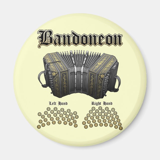 Imán Bandoneon 2 (Frente)
