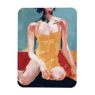 Imán Bañera de época - Traje amarillo