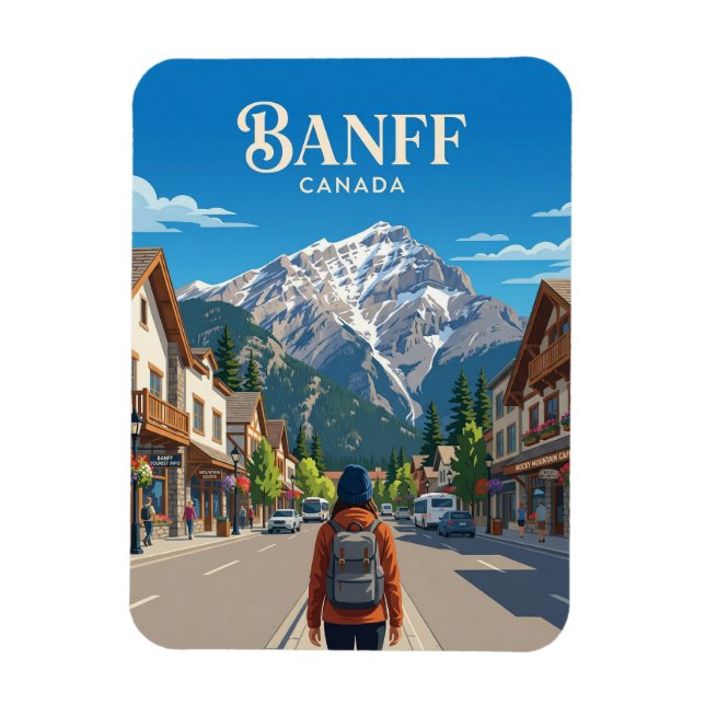 IMÁN BANFF CANADA (Vertical)