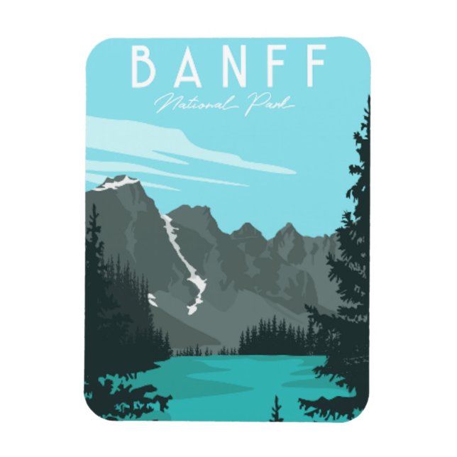 Imán Banff National Park Magnet Canadá (Vertical)
