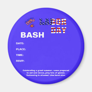 Imán Bang del Día del Trabajo -