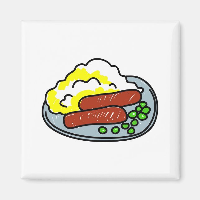 Imán bangers-and-mash (Frente)