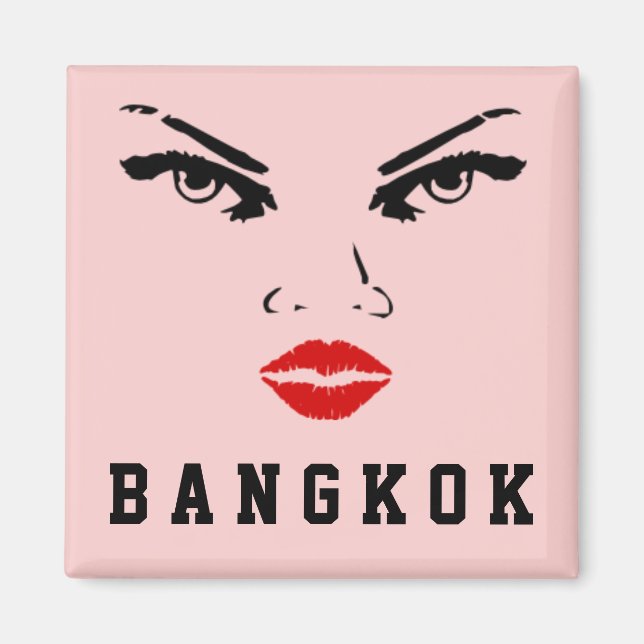 Imán Bangkok, Mujer Tailandesa Novia (Frente)