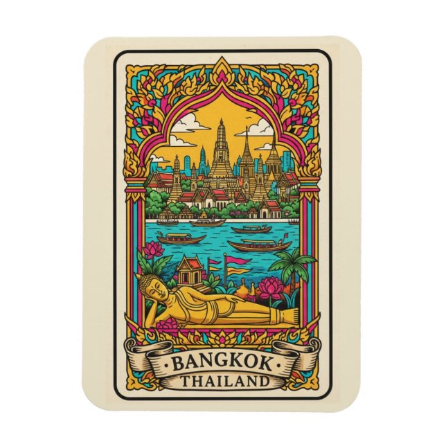 Imán Bangkok Tailandia (Vertical)