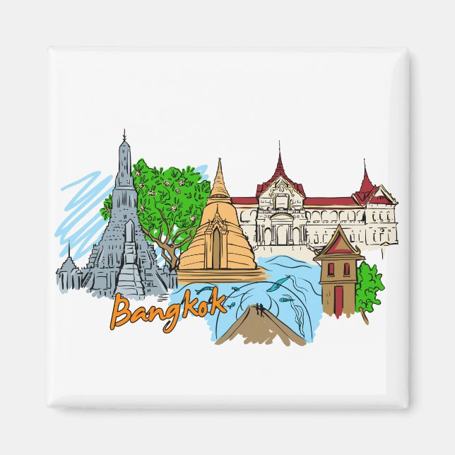Imán Bangkok - Tailandia (Frente)