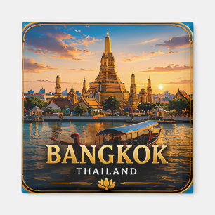 Imán Bangkok Tailandia Aventura Capital Tropical 🌴