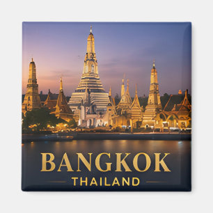 Imán ✈️ Bangkok Tailandia Regalo de viaje 🛕