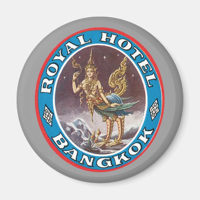 Imán Bangkok Vieja Tailandia (Frente)