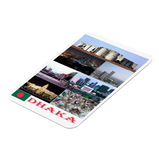 Imán Bangladesh - Dhaka - Magnet (Lado Izquierdo)