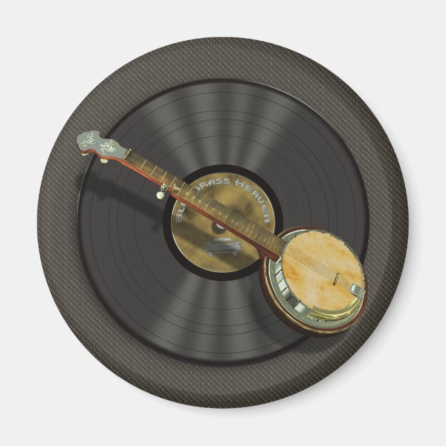 Imán Banjo Music Fridge Magnets (Frente)