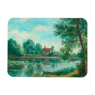 Imán Banks of the Loing in Saint-Mammès Alfred Sisley 