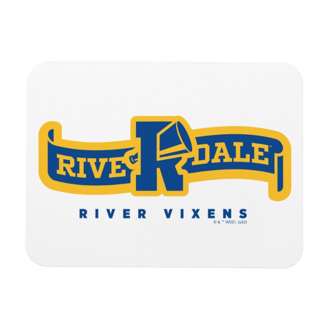 Imán Banner del río Riverdale Vixens (Horizontal)