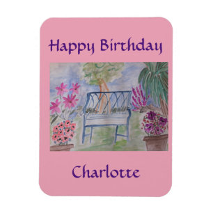 Imán Baño de jardín de verano