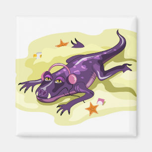 Imán Baño de sol con auriculares Anteosauro.