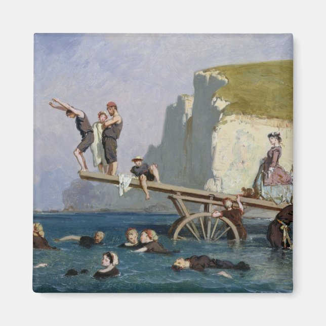 Imán Baño en Etretat (Frente)