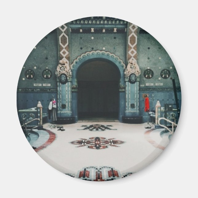 Imán Baño térmico Gellért - Budapest - Hungría (Frente)