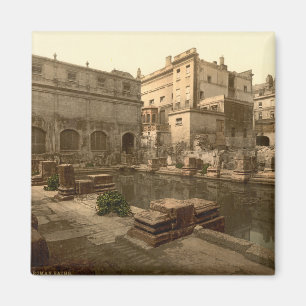 Imán Baños y abadía romanos I, baño, Somerset,
