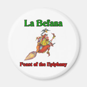 Imán Banquete de Befana del La (bruja del navidad) de