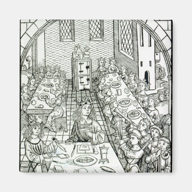 Imán Banquete principesco, 1491 (Frente)