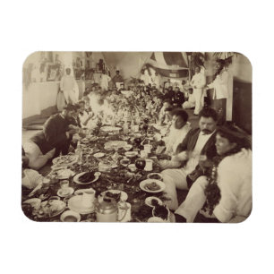 Imán Banquete real en la Casa de Barcos del Rey Kalakan