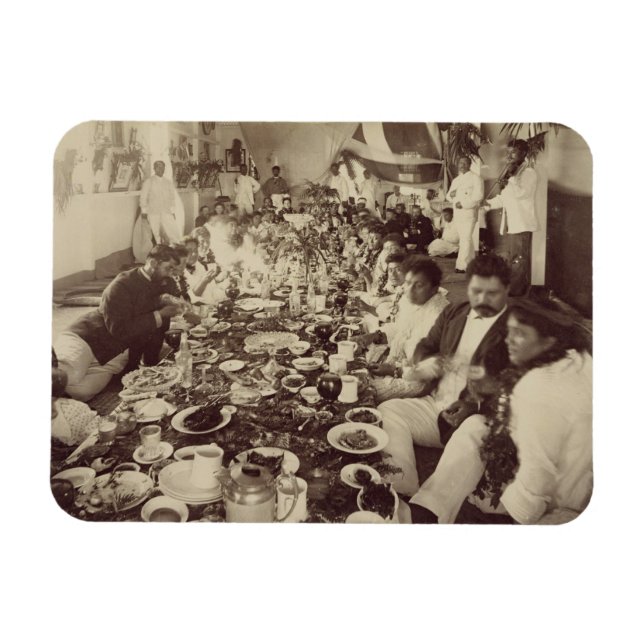 Imán Banquete real en la Casa de Barcos del Rey Kalakan (Horizontal)