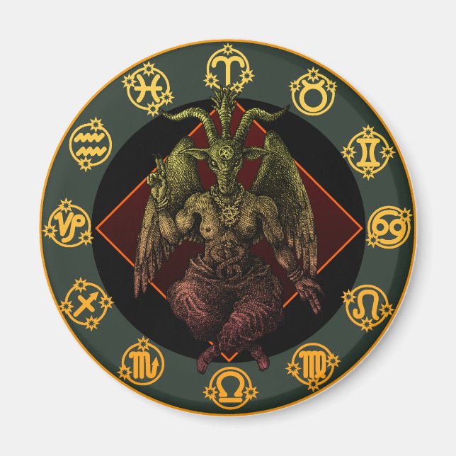 Imán baphomet3 (Frente)