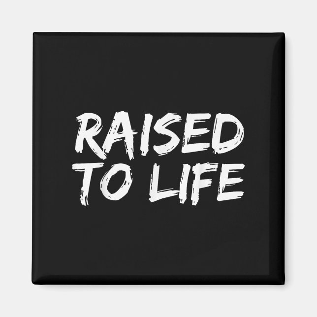 Imán Baptism Gift New Christians Baptismal Quote Raised (Frente)