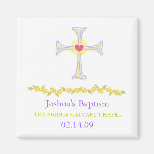 Imán Baptism Magnet , Diseño cruzado