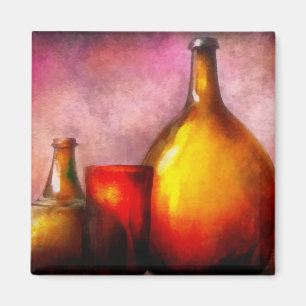 Imán Bar - Botellas - Un bodegón de botellas