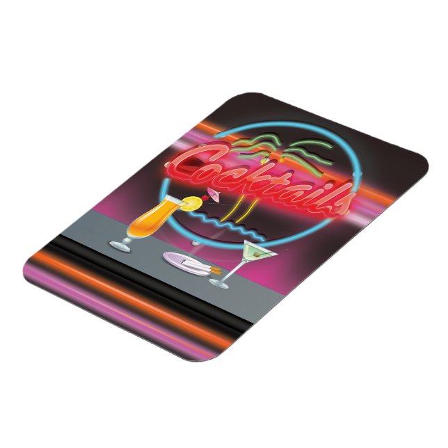 Imán Bar-discoteca de cócteles con bebidas (Lado Izquierdo)