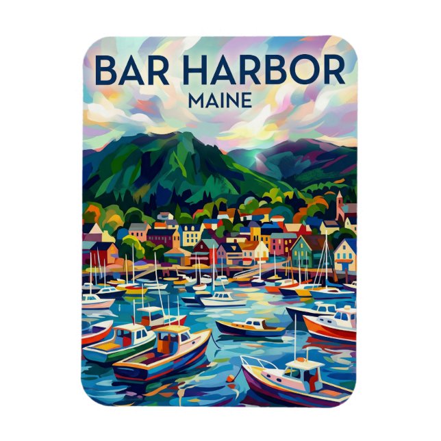 Imán Bar Harbor EE. UU. (Vertical)