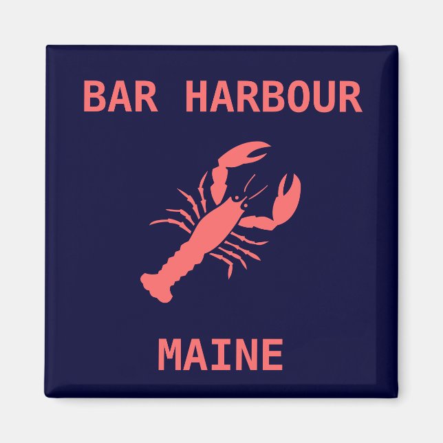 IMÁN BAR HARBOR MAGNET (Frente)
