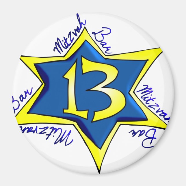 Imán Bar MItzvah (Frente)